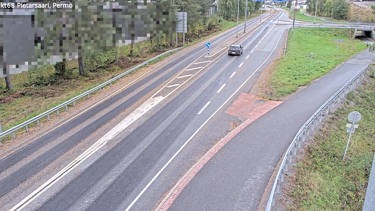 Weather Camera Image Väg 68 Jakobstad, Permo, Pietarsaari, Pohjanmaa