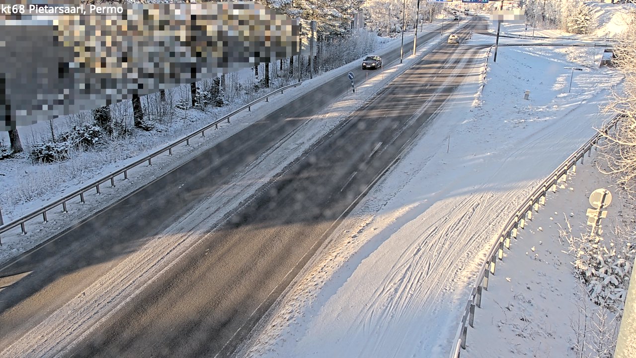 Weather Camera Image Road 68 Pietarsaari, Permo, Pietarsaari, Pohjanmaa