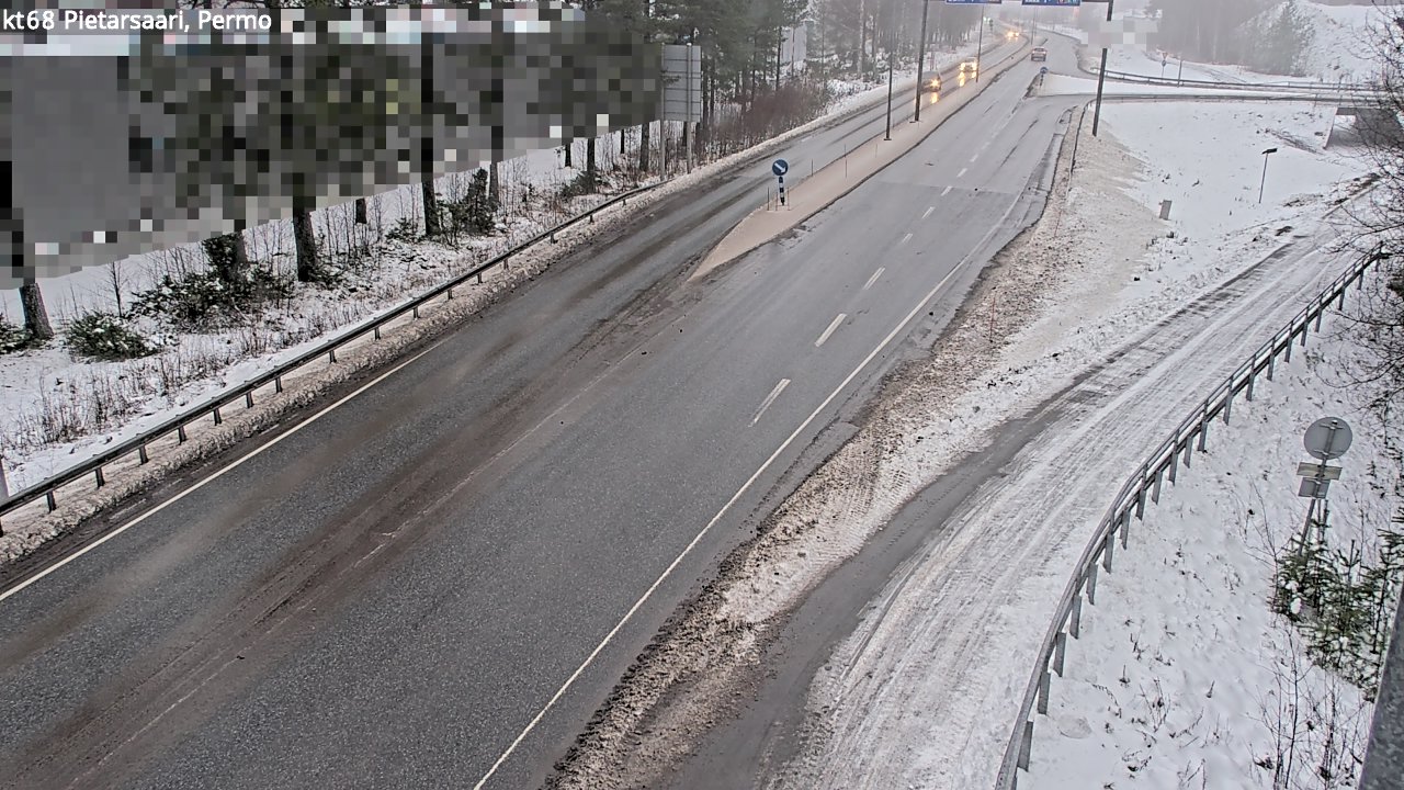 Weather Camera Image Väg 68 Jakobstad, Permo, Pietarsaari, Pohjanmaa