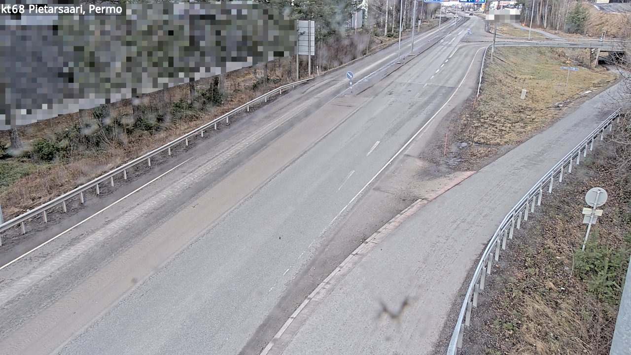Weather Camera Image Väg 68 Jakobstad, Permo, Pietarsaari, Pohjanmaa