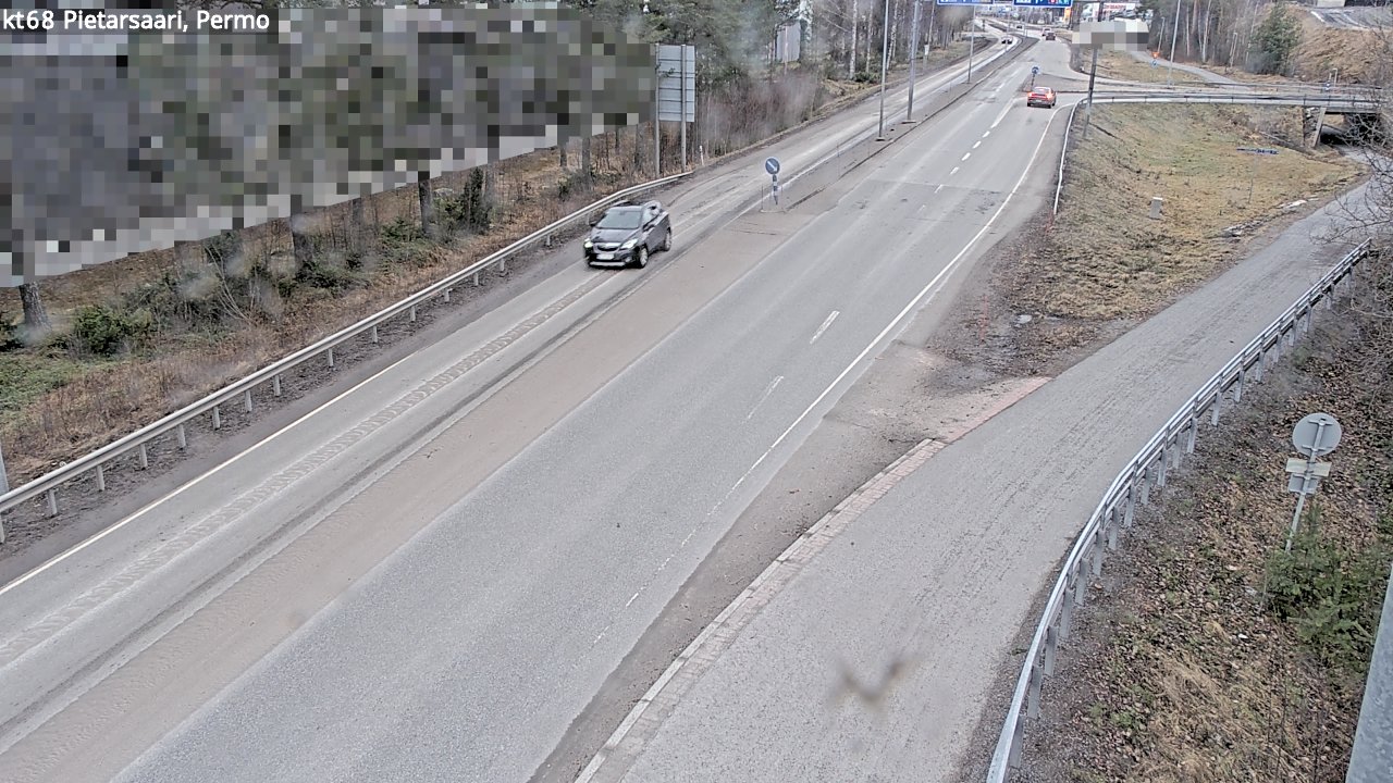 Weather Camera Image Väg 68 Jakobstad, Permo, Pietarsaari, Pohjanmaa