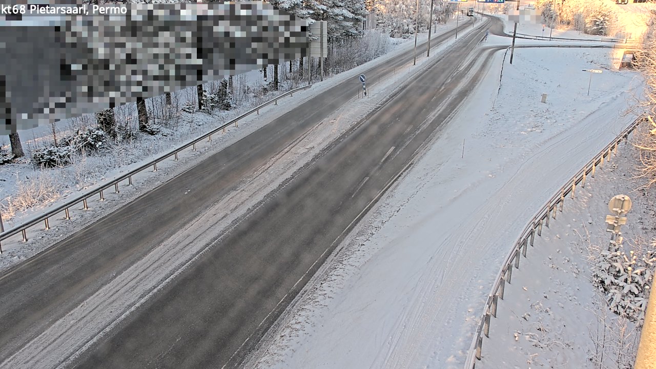 Weather Camera Image Road 68 Pietarsaari, Permo, Pietarsaari, Pohjanmaa