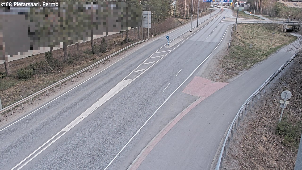 Weather Camera Image Road 68 Pietarsaari, Permo, Pietarsaari, Pohjanmaa