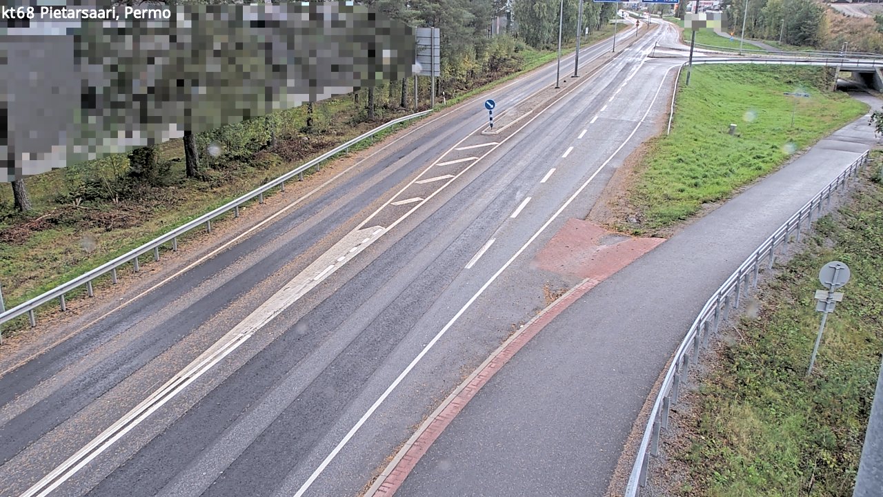 Weather Camera Image Väg 68 Jakobstad, Permo, Pietarsaari, Pohjanmaa
