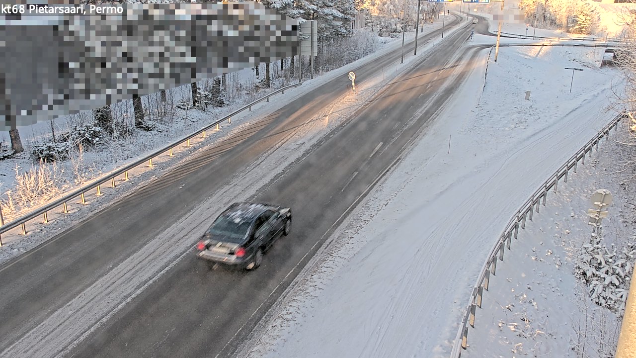 Weather Camera Image Road 68 Pietarsaari, Permo, Pietarsaari, Pohjanmaa