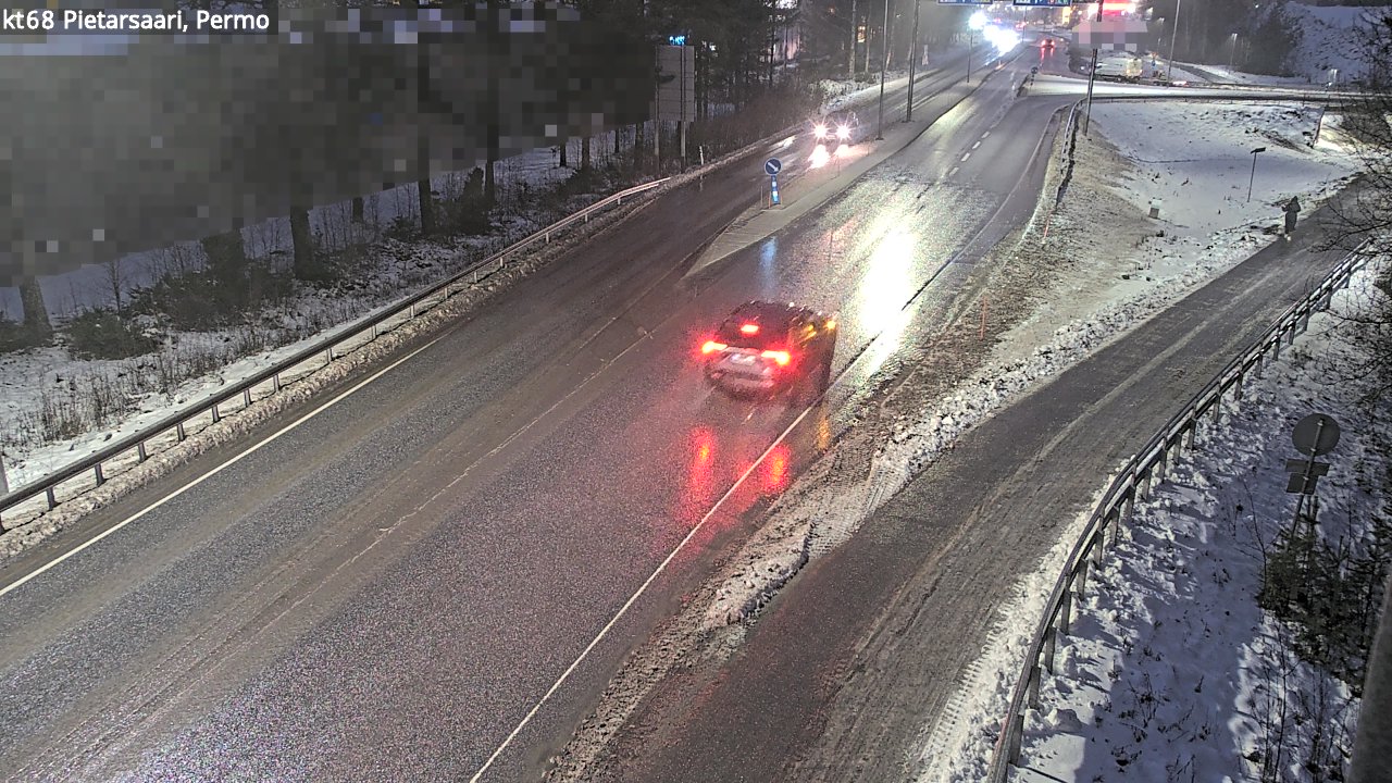 Weather Camera Image Väg 68 Jakobstad, Permo, Pietarsaari, Pohjanmaa