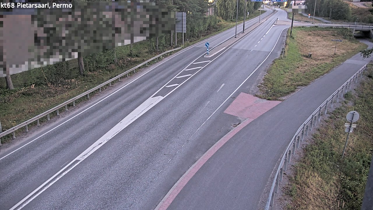 Weather Camera Image Road 68 Pietarsaari, Permo, Pietarsaari, Pohjanmaa