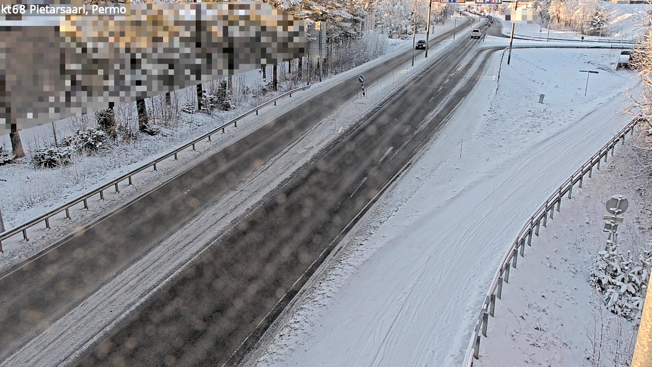 Weather Camera Image Väg 68 Jakobstad, Permo, Pietarsaari, Pohjanmaa