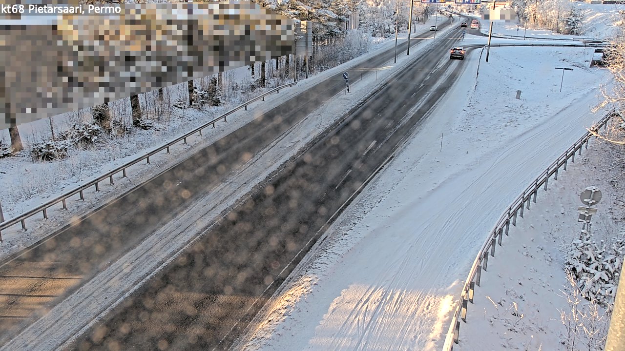 Weather Camera Image Väg 68 Jakobstad, Permo, Pietarsaari, Pohjanmaa