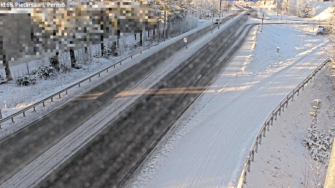Weather Camera Image Väg 68 Jakobstad, Permo, Pietarsaari, Pohjanmaa