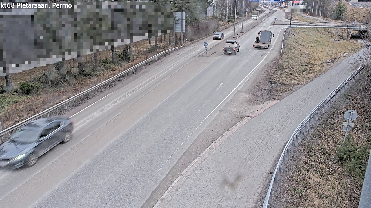 Weather Camera Image Road 68 Pietarsaari, Permo, Pietarsaari, Pohjanmaa