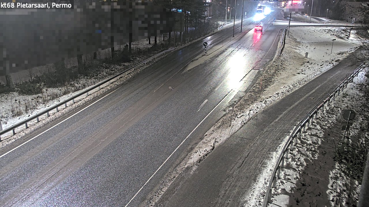 Weather Camera Image Väg 68 Jakobstad, Permo, Pietarsaari, Pohjanmaa