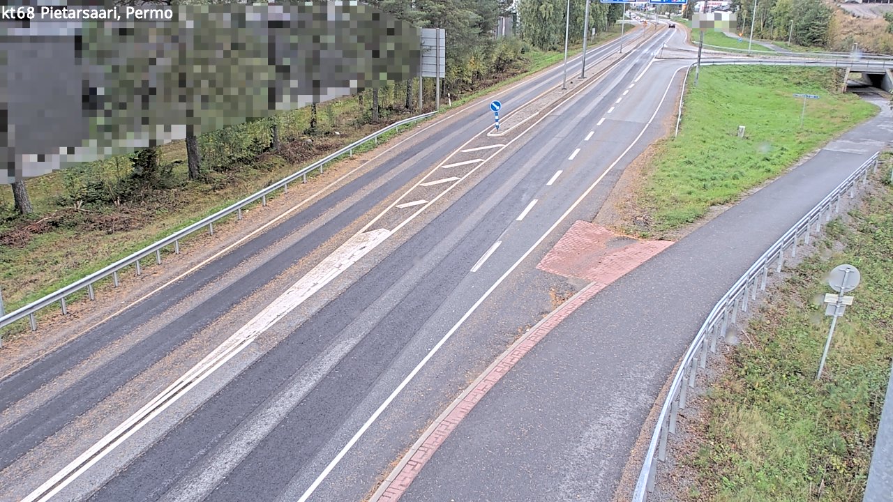 Weather Camera Image Väg 68 Jakobstad, Permo, Pietarsaari, Pohjanmaa