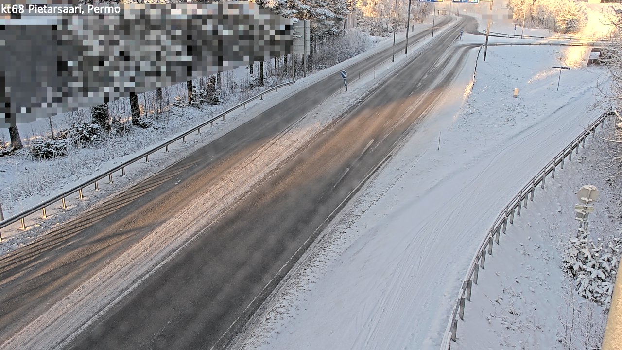 Weather Camera Image Road 68 Pietarsaari, Permo, Pietarsaari, Pohjanmaa