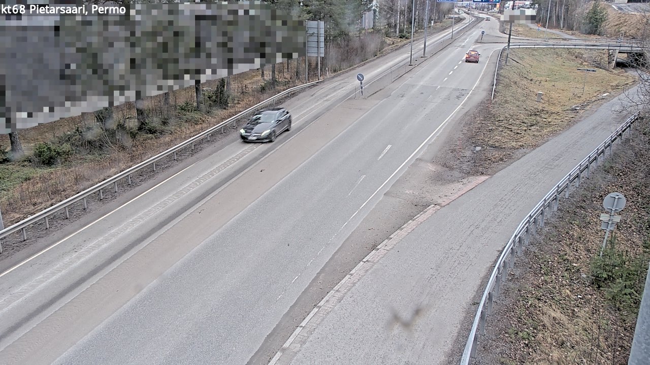 Weather Camera Image Road 68 Pietarsaari, Permo, Pietarsaari, Pohjanmaa