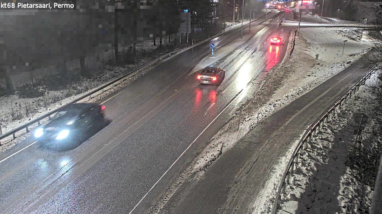 Weather Camera Image Väg 68 Jakobstad, Permo, Pietarsaari, Pohjanmaa
