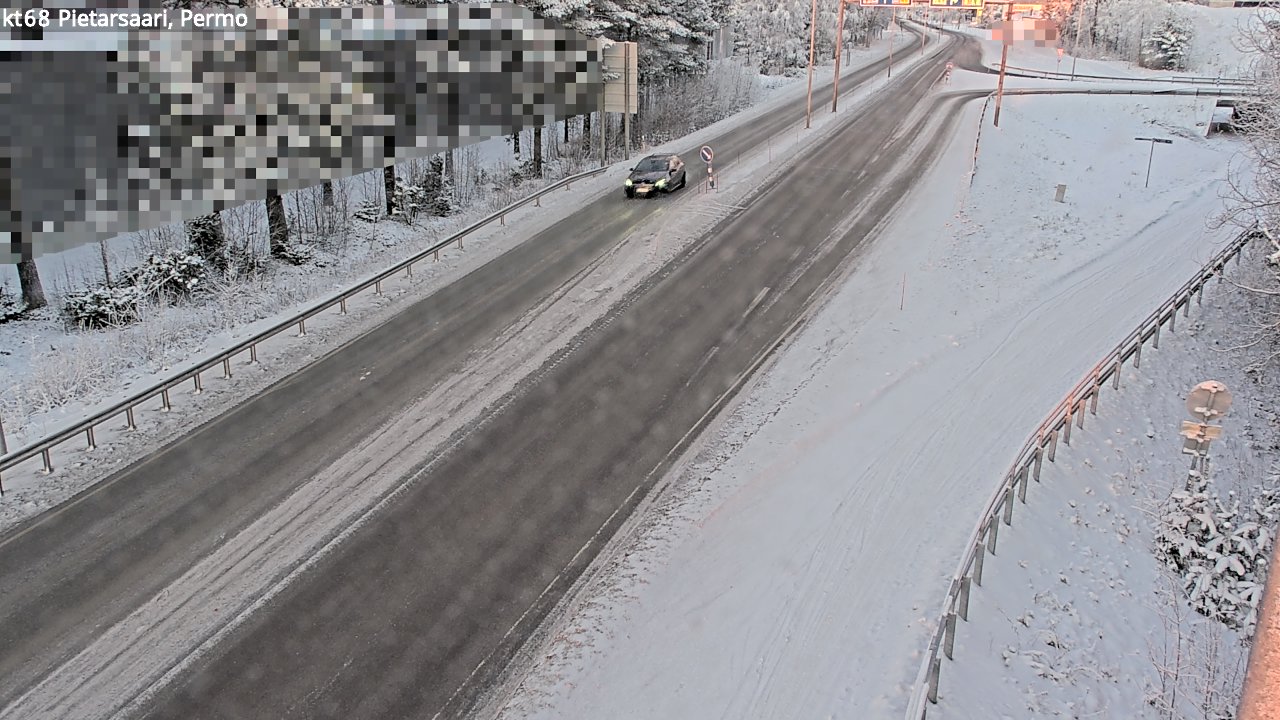 Weather Camera Image Road 68 Pietarsaari, Permo, Pietarsaari, Pohjanmaa