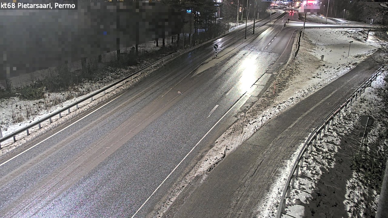 Weather Camera Image Väg 68 Jakobstad, Permo, Pietarsaari, Pohjanmaa