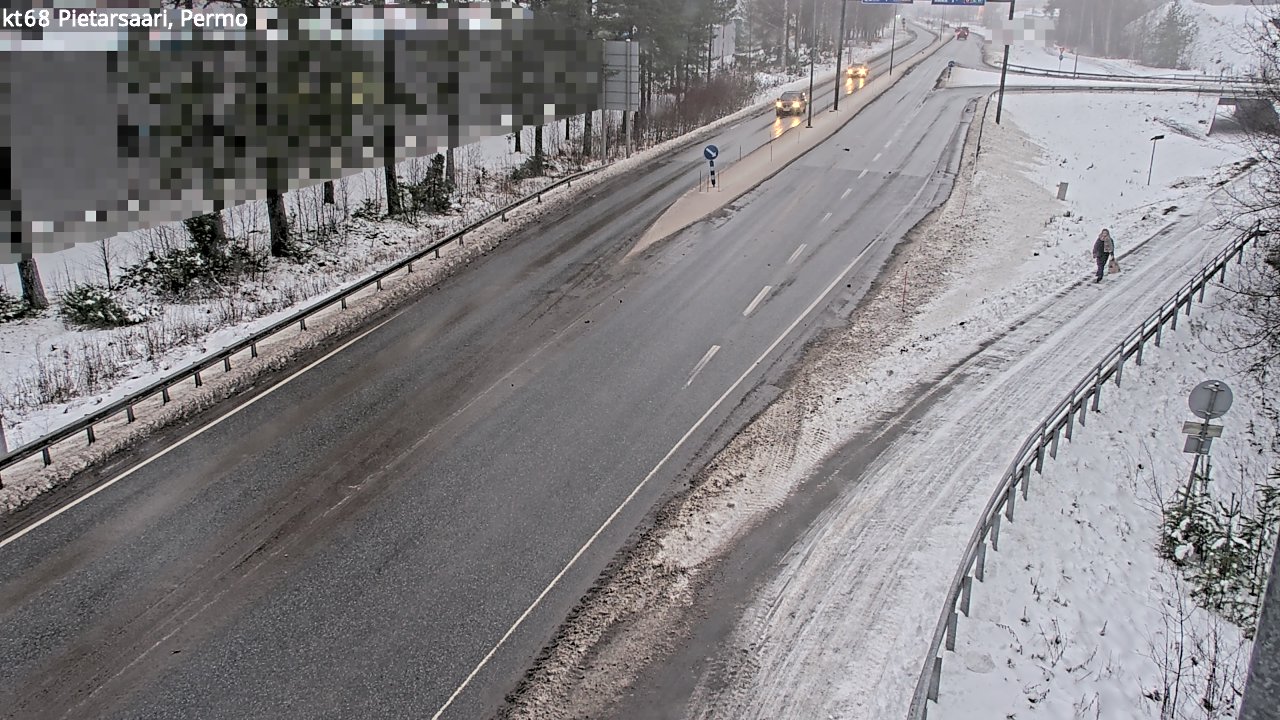Weather Camera Image Väg 68 Jakobstad, Permo, Pietarsaari, Pohjanmaa