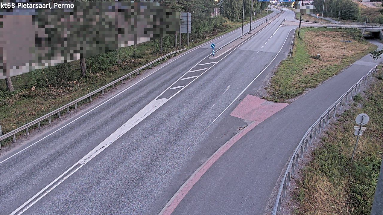 Weather Camera Image Road 68 Pietarsaari, Permo, Pietarsaari, Pohjanmaa