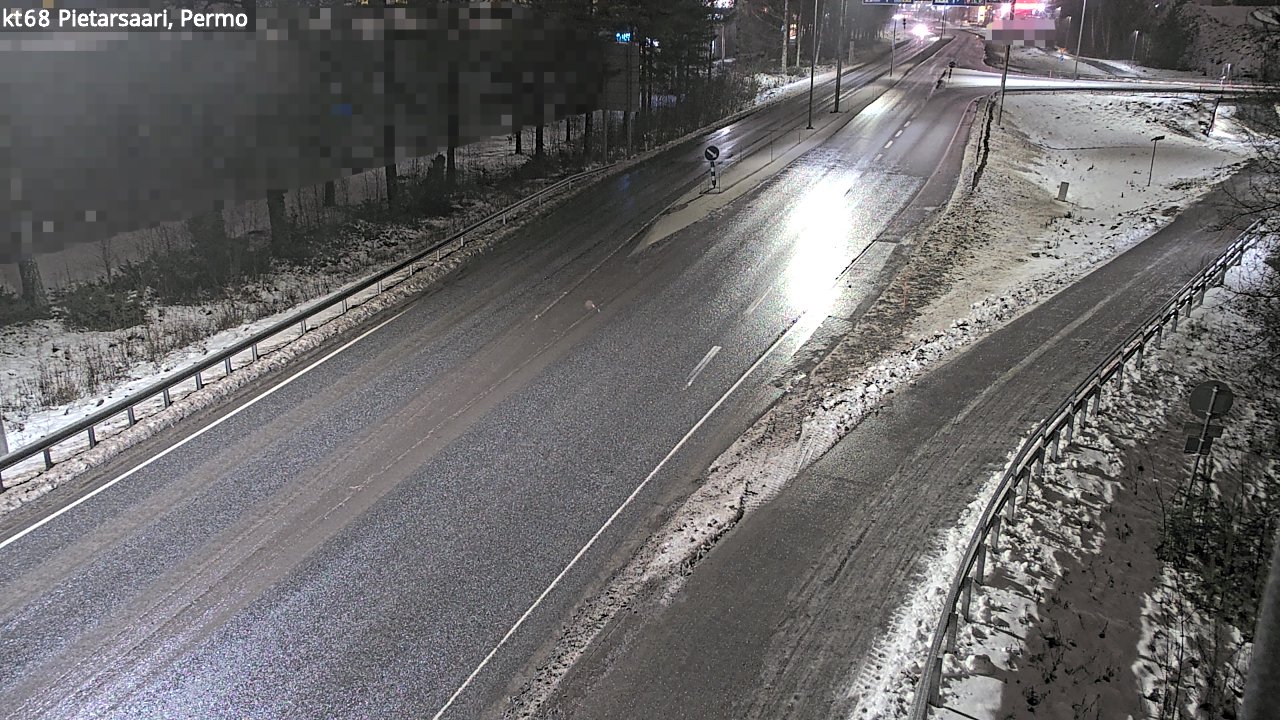 Weather Camera Image Väg 68 Jakobstad, Permo, Pietarsaari, Pohjanmaa