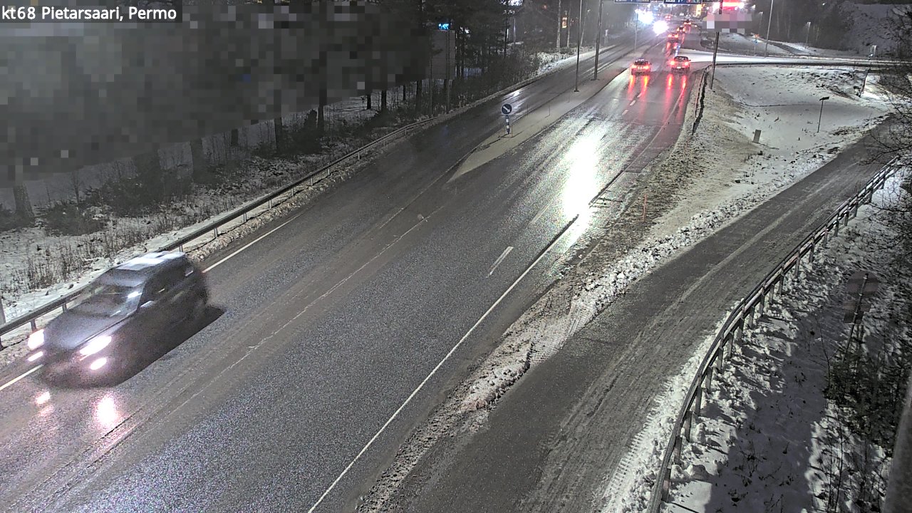 Weather Camera Image Väg 68 Jakobstad, Permo, Pietarsaari, Pohjanmaa