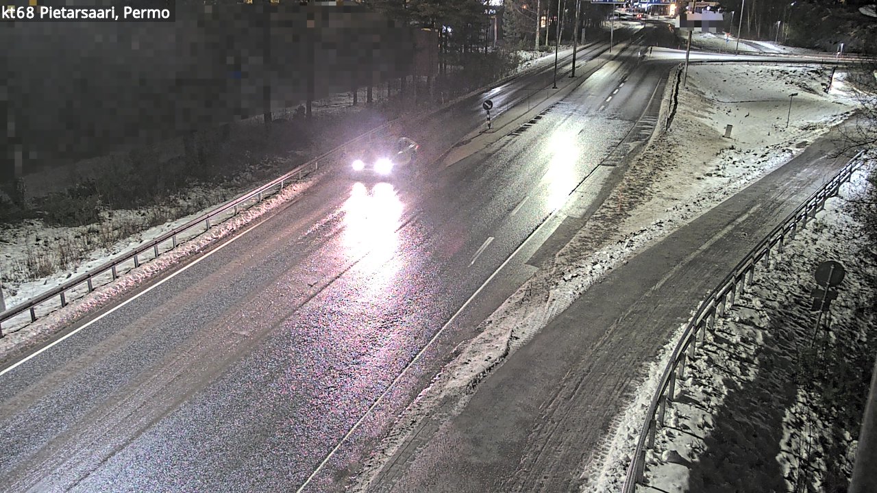 Weather Camera Image Väg 68 Jakobstad, Permo, Pietarsaari, Pohjanmaa