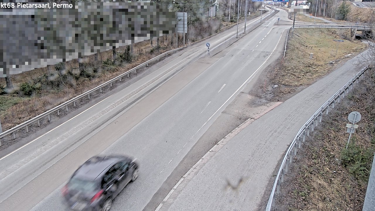 Weather Camera Image Väg 68 Jakobstad, Permo, Pietarsaari, Pohjanmaa