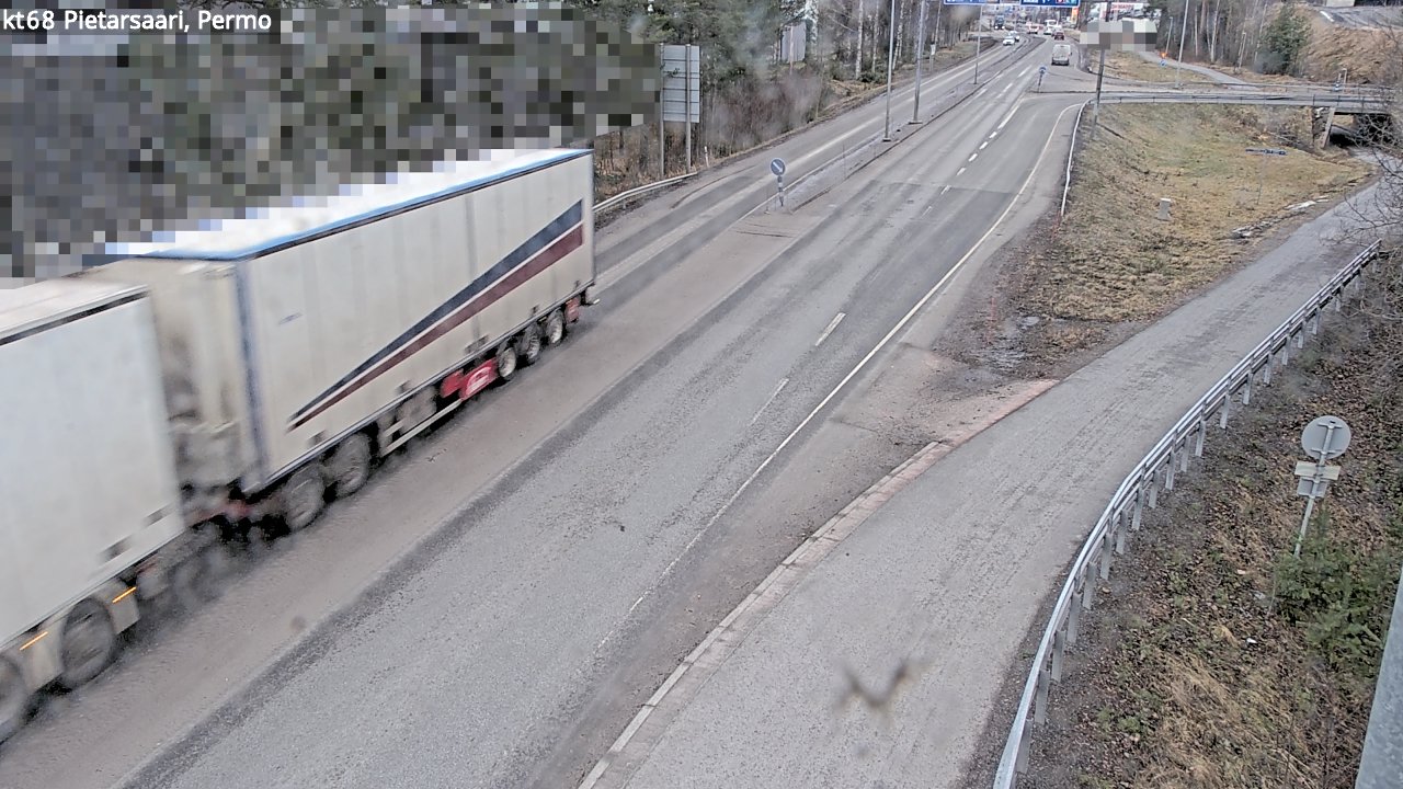 Weather Camera Image Väg 68 Jakobstad, Permo, Pietarsaari, Pohjanmaa
