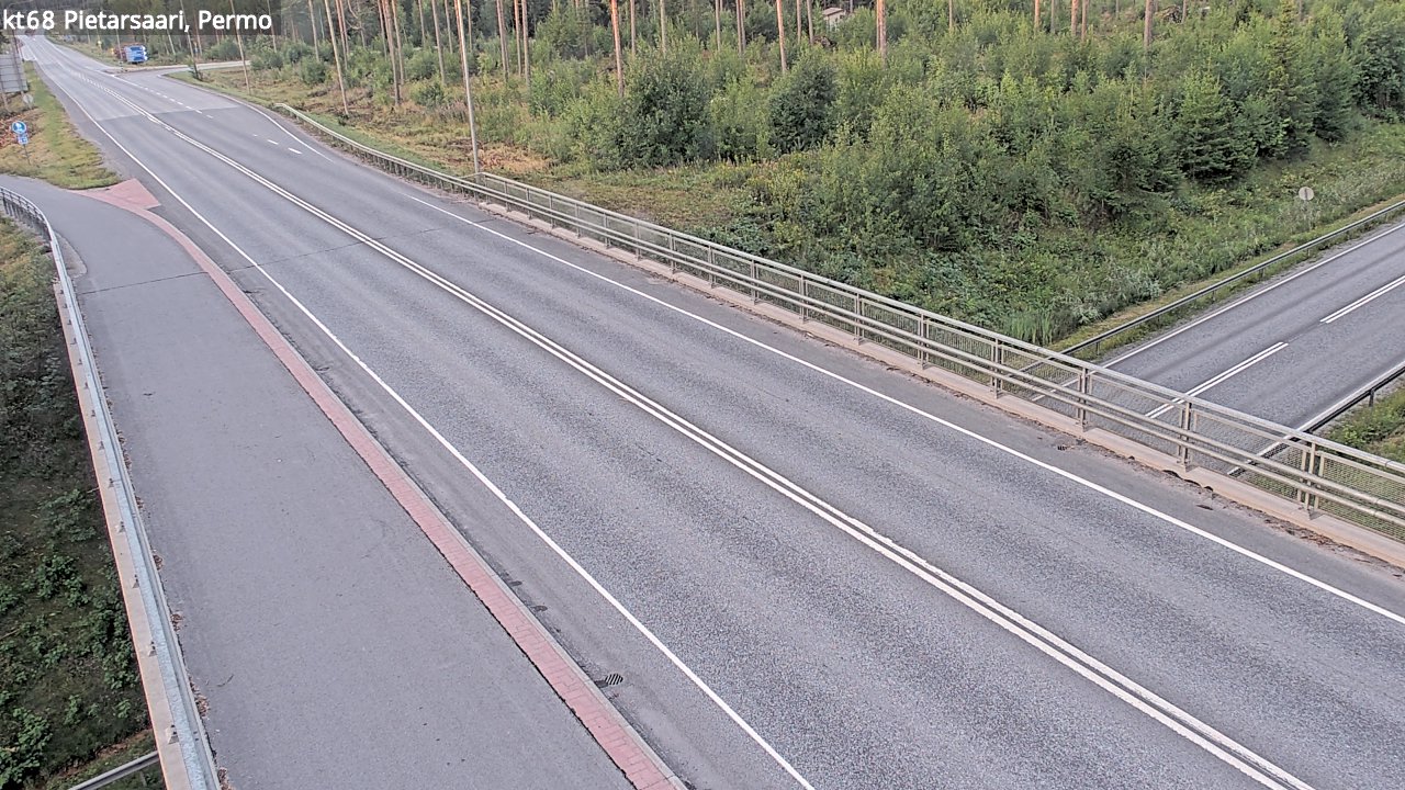 Weather Camera Image Väg 68 Jakobstad, Permo, Pietarsaari, Pohjanmaa