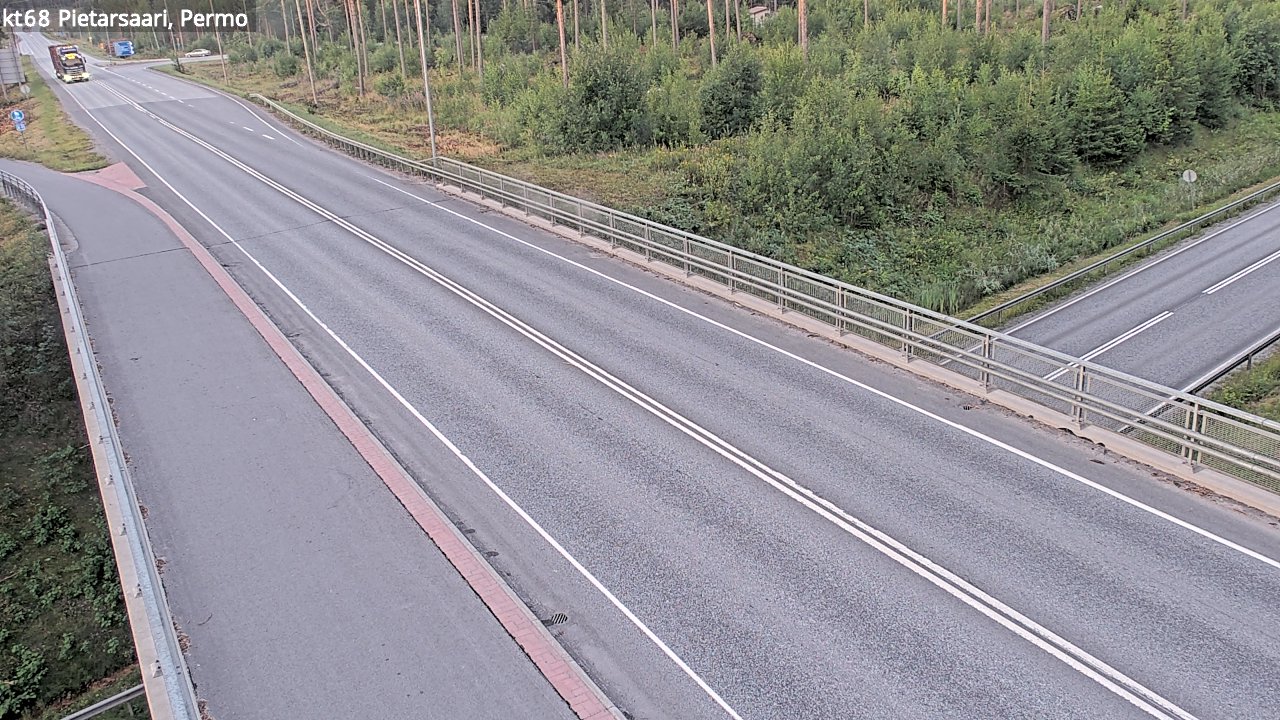 Weather Camera Image Väg 68 Jakobstad, Permo, Pietarsaari, Pohjanmaa