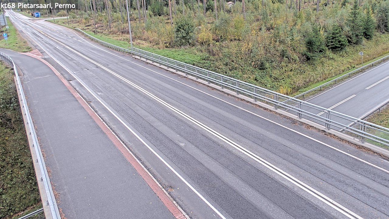 Weather Camera Image Road 68 Pietarsaari, Permo, Pietarsaari, Pohjanmaa