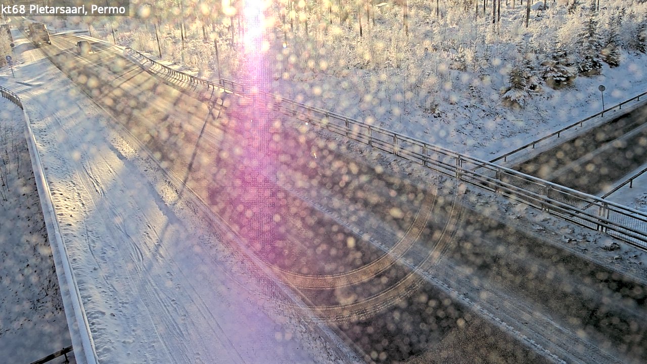 Weather Camera Image Road 68 Pietarsaari, Permo, Pietarsaari, Pohjanmaa