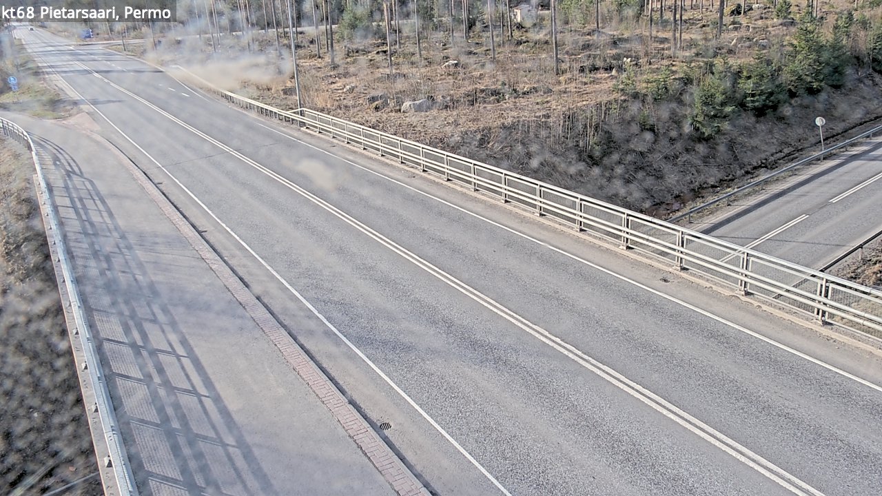 Weather Camera Image Väg 68 Jakobstad, Permo, Pietarsaari, Pohjanmaa