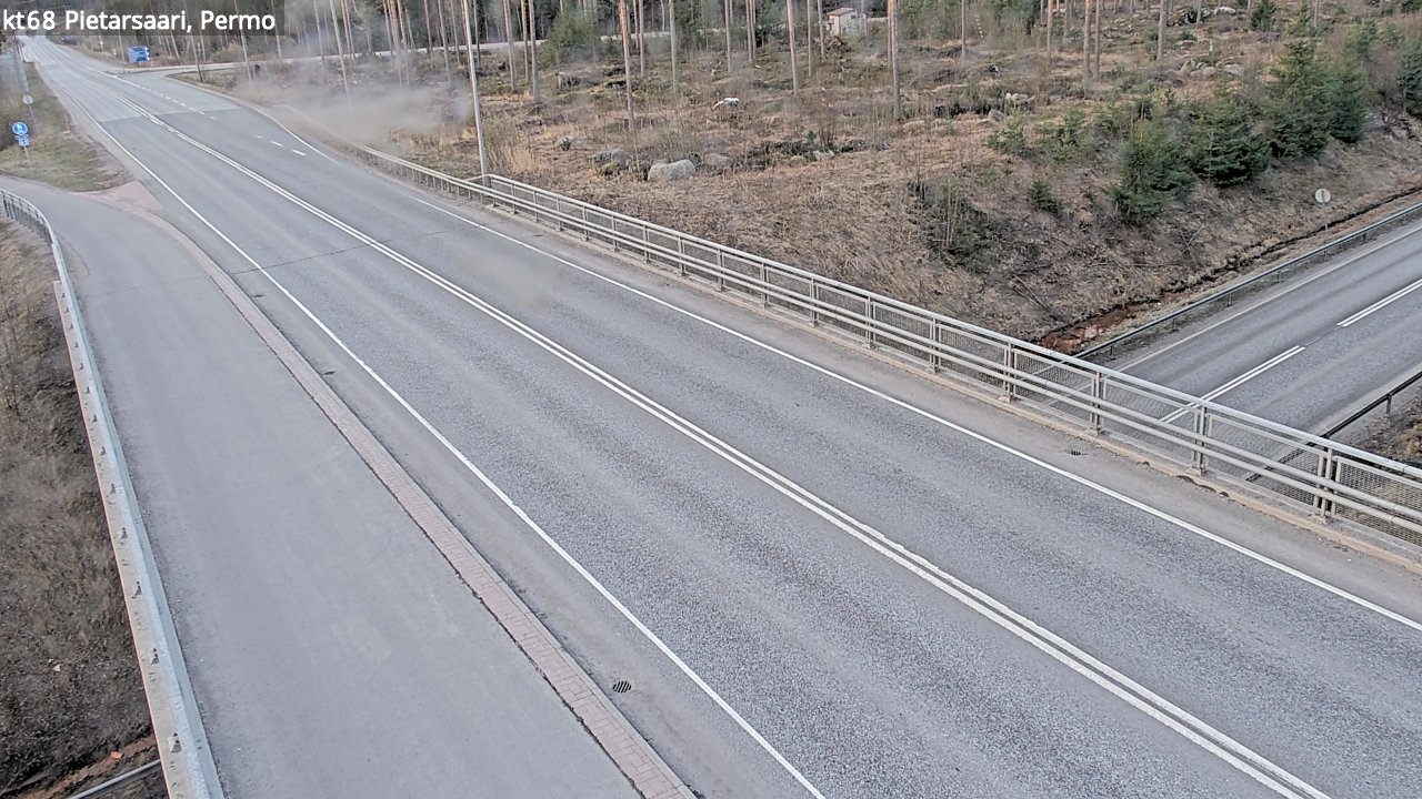 Weather Camera Image Väg 68 Jakobstad, Permo, Pietarsaari, Pohjanmaa