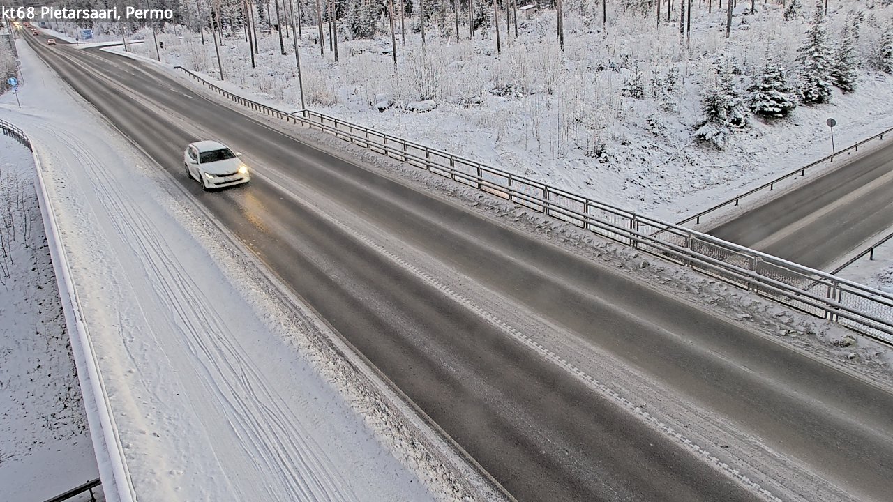 Weather Camera Image Väg 68 Jakobstad, Permo, Pietarsaari, Pohjanmaa