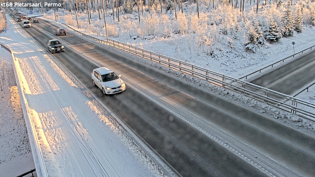 Weather Camera Image Väg 68 Jakobstad, Permo, Pietarsaari, Pohjanmaa