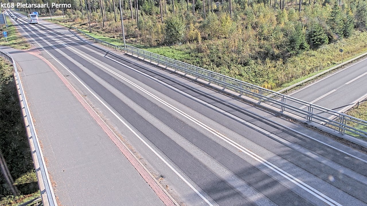 Weather Camera Image Road 68 Pietarsaari, Permo, Pietarsaari, Pohjanmaa