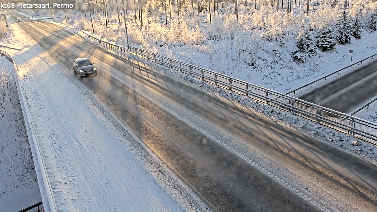 Weather Camera Image Road 68 Pietarsaari, Permo, Pietarsaari, Pohjanmaa
