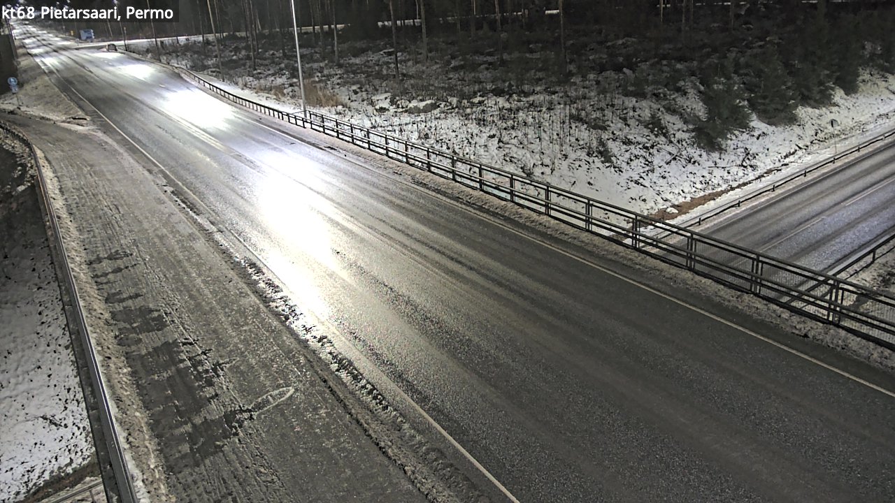 Weather Camera Image Väg 68 Jakobstad, Permo, Pietarsaari, Pohjanmaa