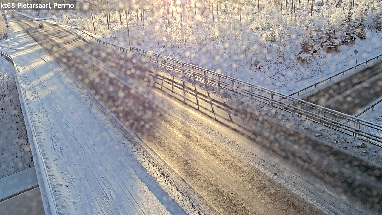 Weather Camera Image Road 68 Pietarsaari, Permo, Pietarsaari, Pohjanmaa