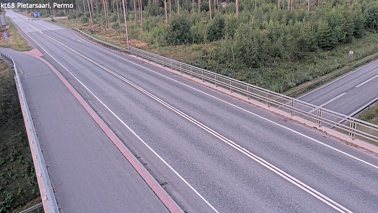 Weather Camera Image Väg 68 Jakobstad, Permo, Pietarsaari, Pohjanmaa