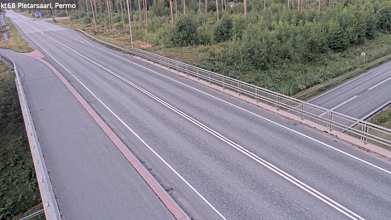 Weather Camera Image Väg 68 Jakobstad, Permo, Pietarsaari, Pohjanmaa
