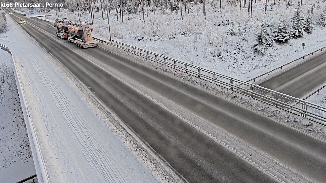 Weather Camera Image Väg 68 Jakobstad, Permo, Pietarsaari, Pohjanmaa