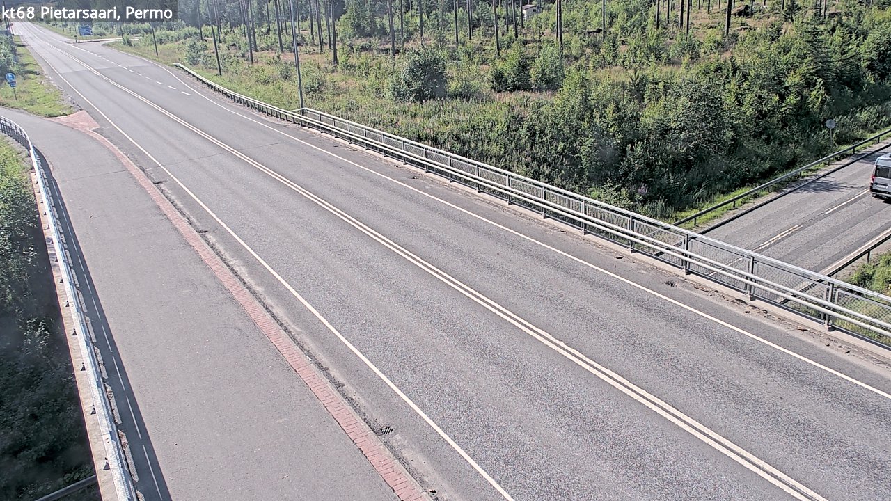 Weather Camera Image Väg 68 Jakobstad, Permo, Pietarsaari, Pohjanmaa