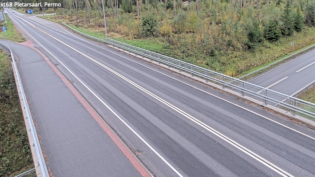 Weather Camera Image Road 68 Pietarsaari, Permo, Pietarsaari, Pohjanmaa