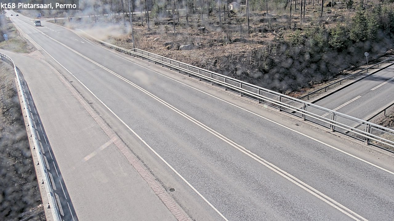 Weather Camera Image Väg 68 Jakobstad, Permo, Pietarsaari, Pohjanmaa