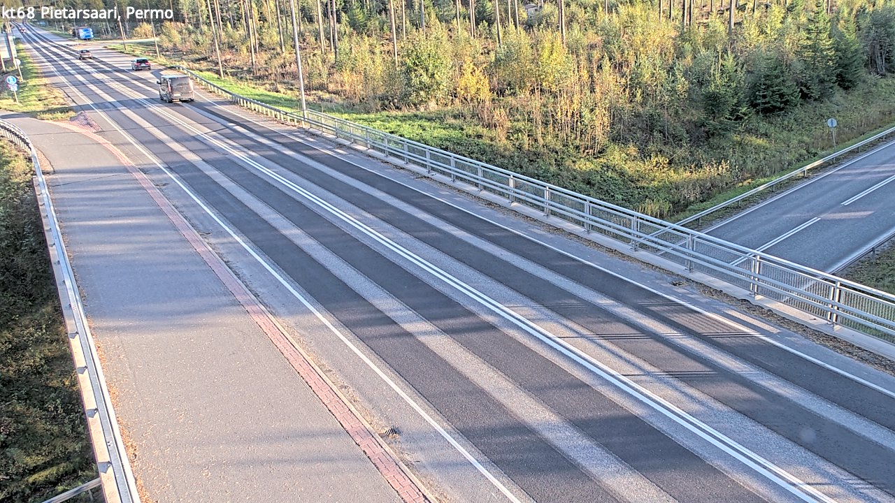 Weather Camera Image Road 68 Pietarsaari, Permo, Pietarsaari, Pohjanmaa