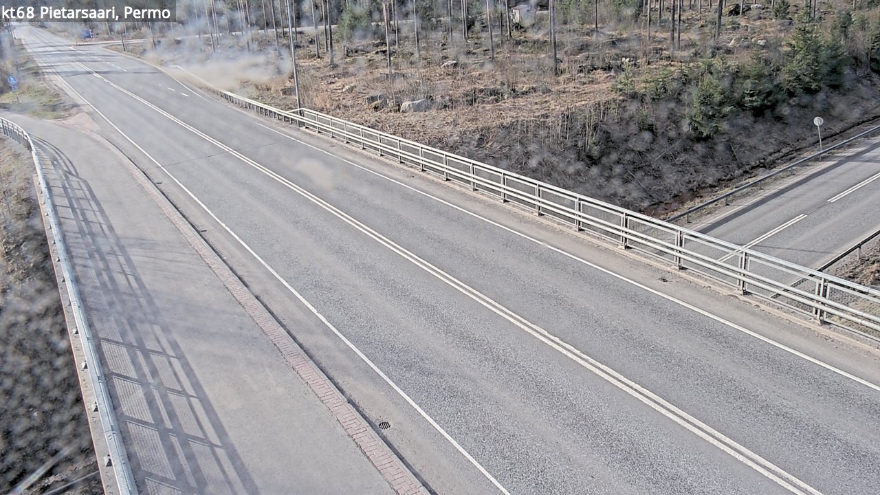 Weather Camera Image Väg 68 Jakobstad, Permo, Pietarsaari, Pohjanmaa