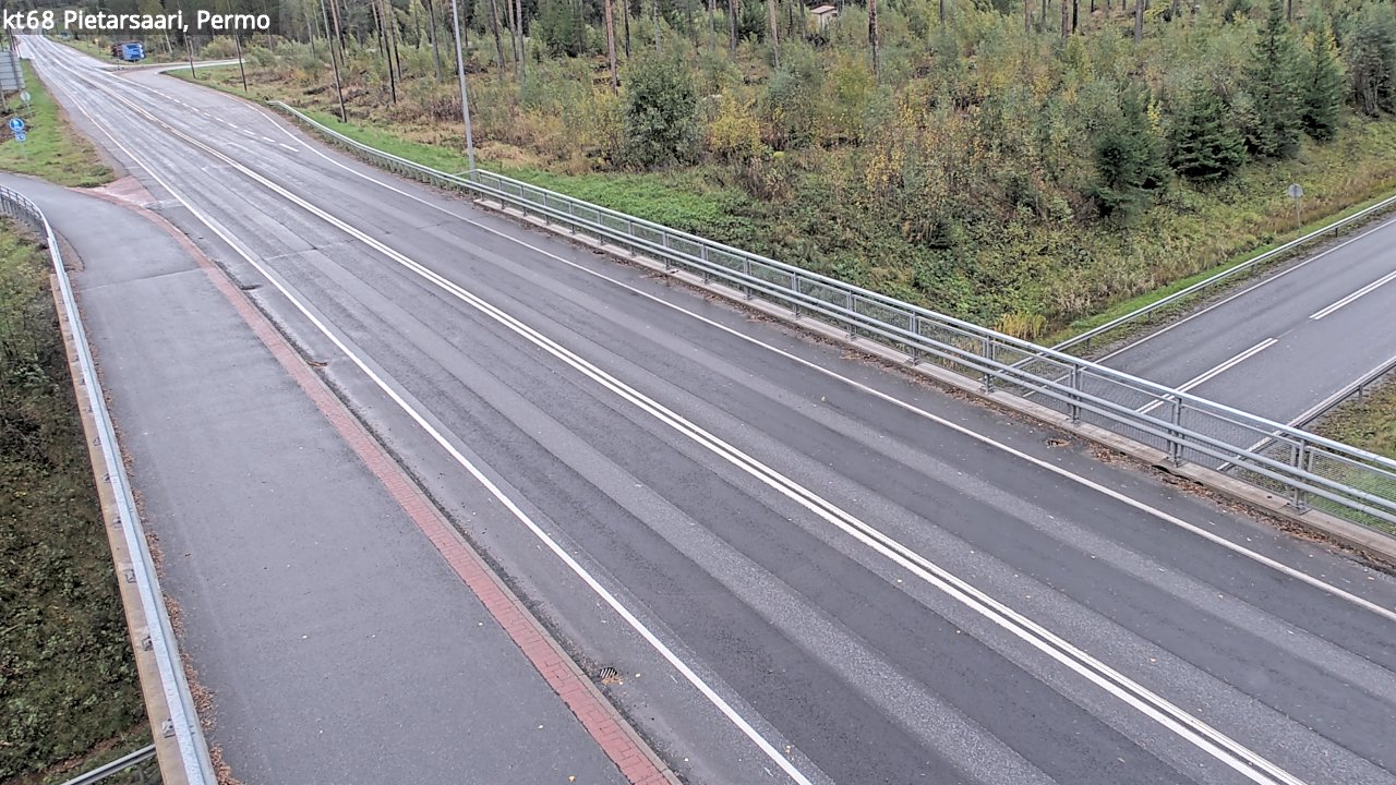 Weather Camera Image Road 68 Pietarsaari, Permo, Pietarsaari, Pohjanmaa
